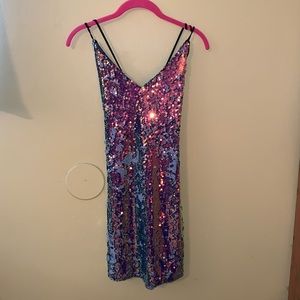 Sequin Mini Formal Dress